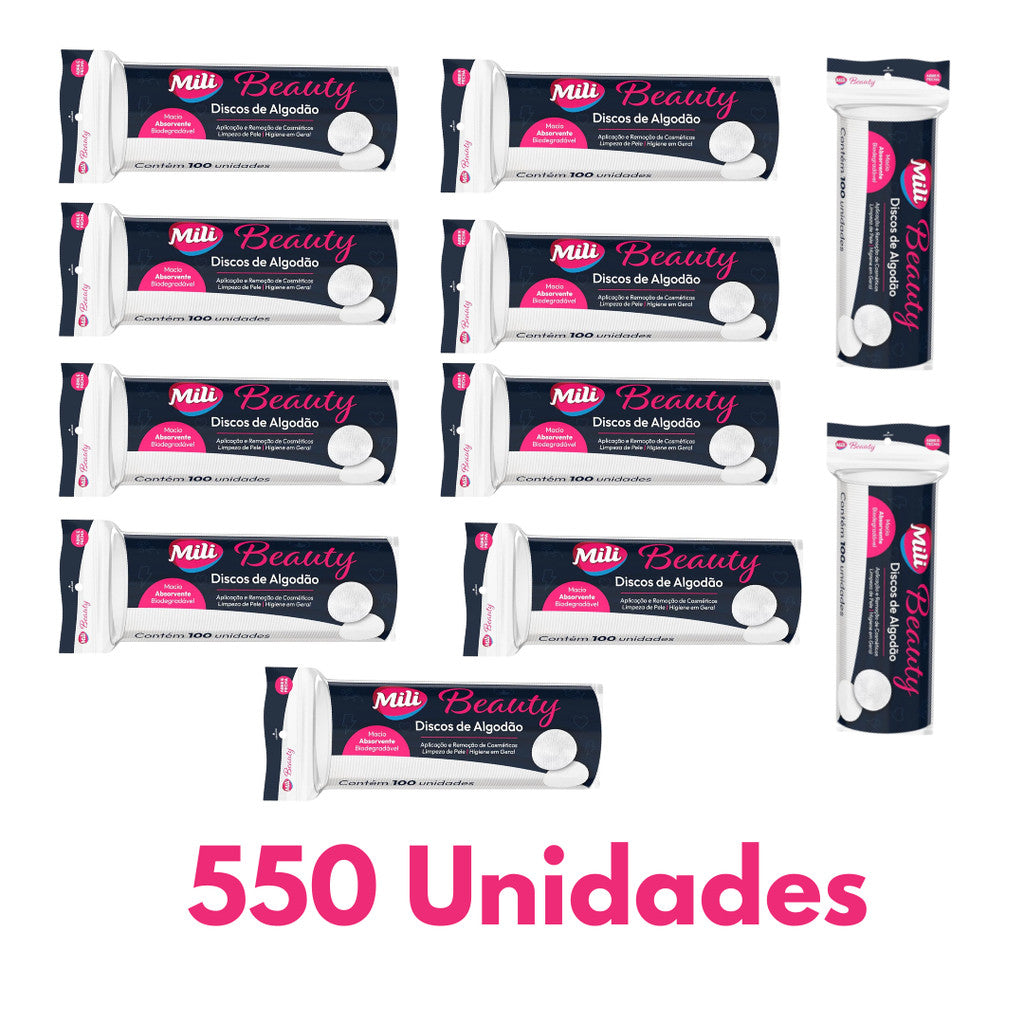 Discos De Algodão Mili 150 250 350 550 Un Algodao Disco Skin Care Higiene Do Bebê Limpeza De Pele