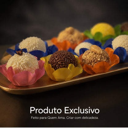 Kit 34 200 Unidades Forminhas Para Doces Finos