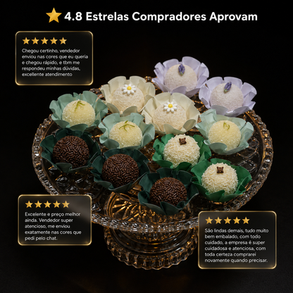 Kit 32 200 Unidades Forminhas Para Doces Finos Casamento Festa Mesa Elegante Premium