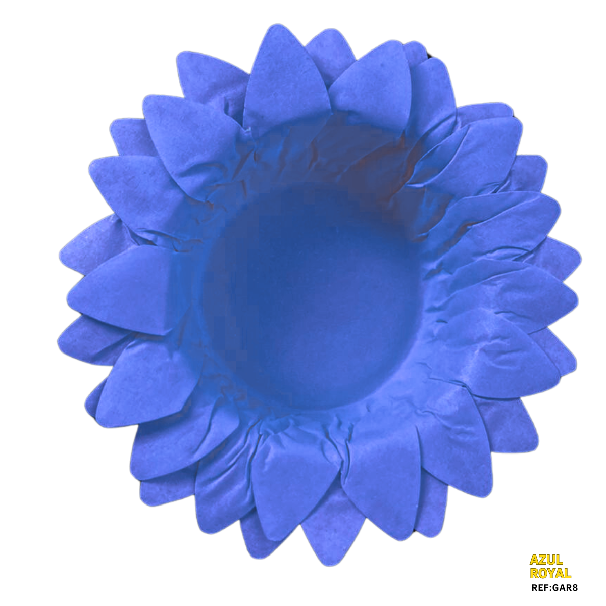 Forminhas Girassol Azul Royal - 50 Unidades