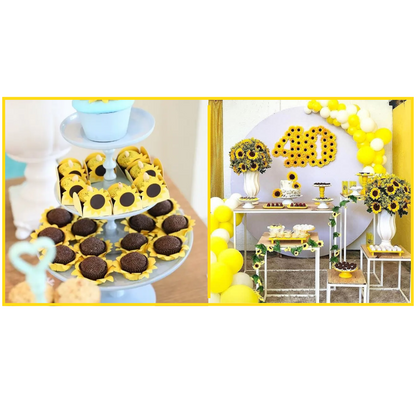 Forminhas Girassol Rosa Pink - 50 Unidades