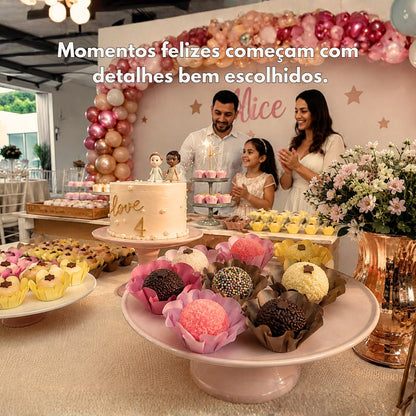Kit 10 200 Unidades Forminha Para Doces Finos Casamento Festa Mesa Elegante Premium