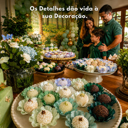 Kit 32 200 Unidades Forminhas Para Doces Finos Casamento Festa Mesa Elegante Premium