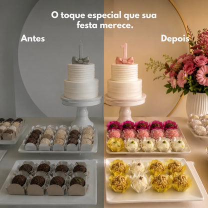Kit 09 200 Unidades Forminhas Para Doces Finos
