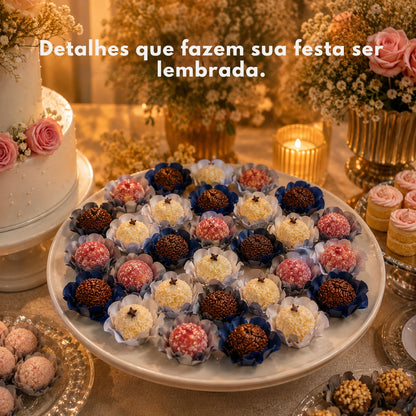 Kit 15 200 Unidades Forminhas Para Doces Finos Casamento Festa Mesa Elegante Premium