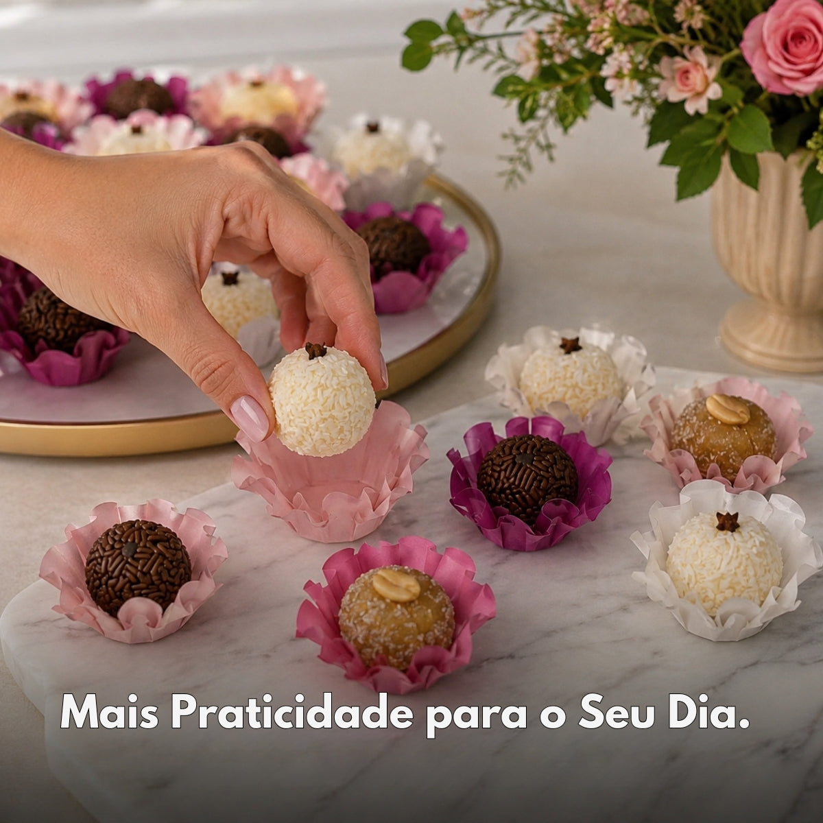 Kit 03  200 Forminhas Para Doces Finos Premium