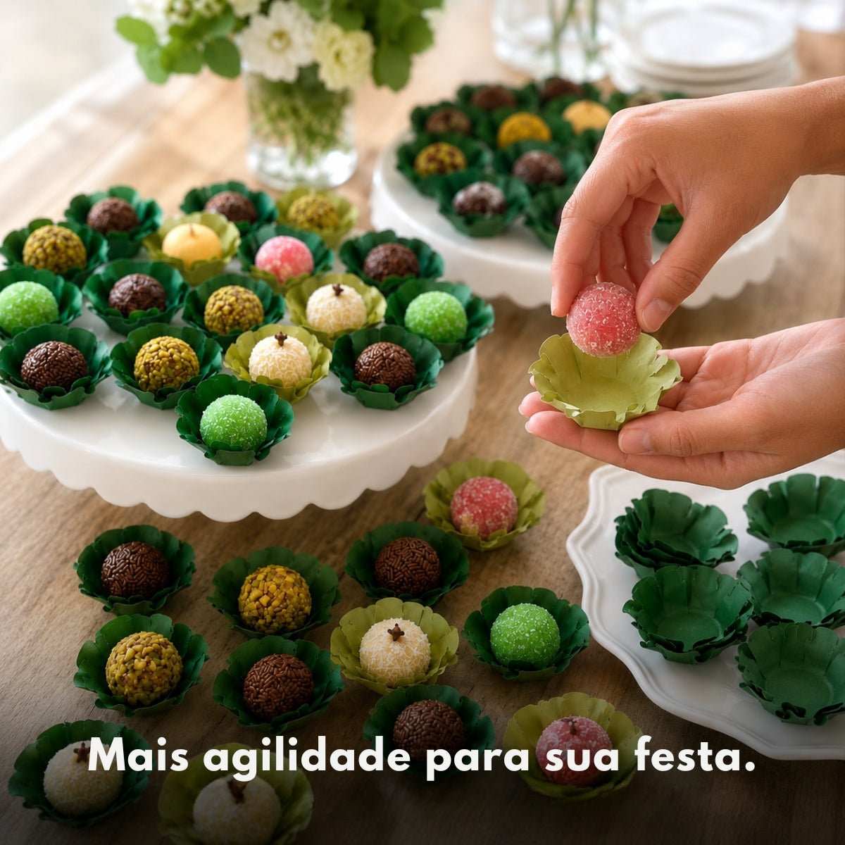Kit 31 200 Unidades Forminhas Para Doces Finos