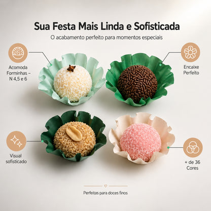 Kit 31 200 Unidades Forminhas Para Doces Finos