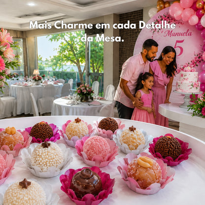 Kit 03  200 Forminhas Para Doces Finos Premium
