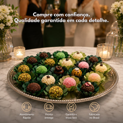 Kit 31 200 Unidades Forminhas Para Doces Finos