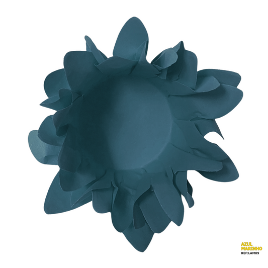 Forminhas Lírio Azul Marinho - 50 Unidades