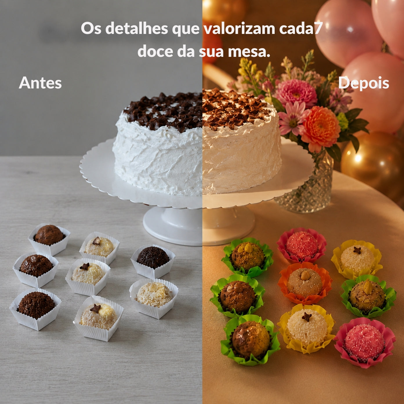 Kit 35 200 Unidades Forminhas Para Doces Finos