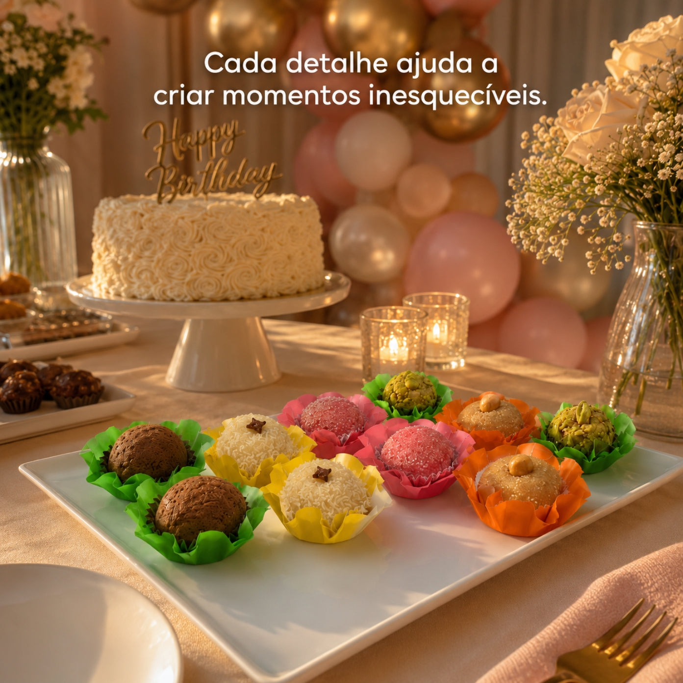 Kit 35 200 Unidades Forminhas Para Doces Finos