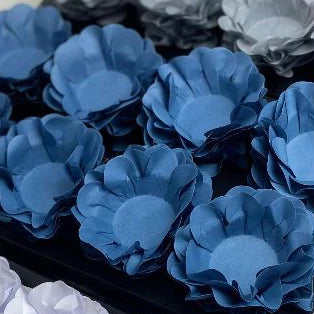 Kit 200 Forminhas Azul Neon para Doces Finos