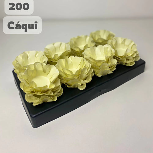 Kit 200 Forminhas Cáqui para Doces Finos