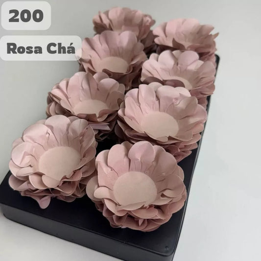 Kit 200 Forminhas Rosa Chá para Doces Finos