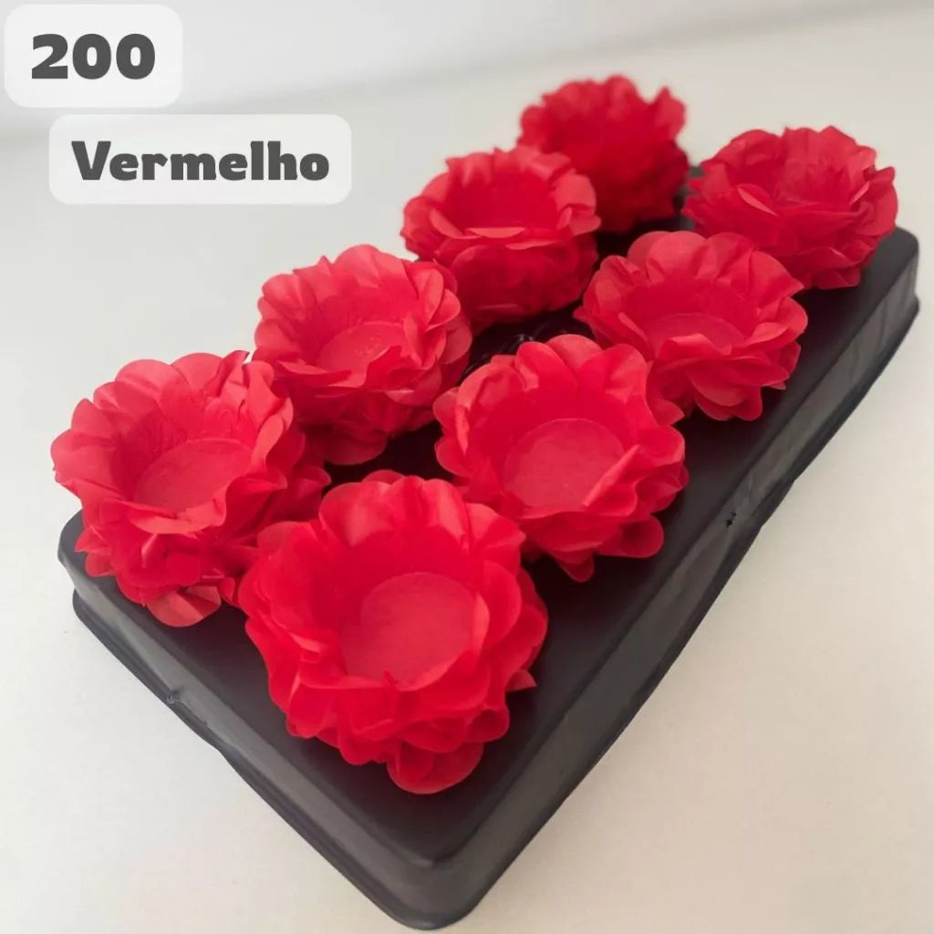 Kit 200 Forminhas Vermelho para Doces Finos