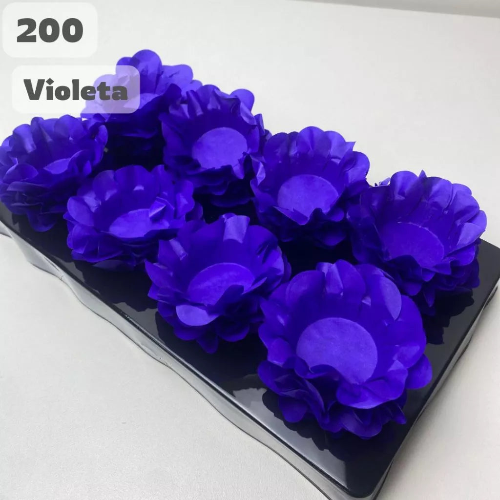 Kit 200 Forminhas Violeta para Doces Finos