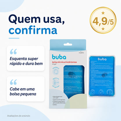Bolsa Gel Térmica Buba Bebê 1 Click Para Cólica Dores | Bolsa Térmica Para Bebê Anticólica