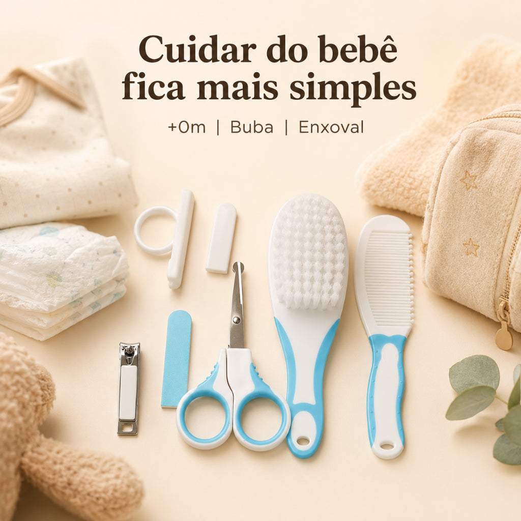 Kit Higiene Bebê Buba Completo | Kit Bebê para Cuidados Diários.