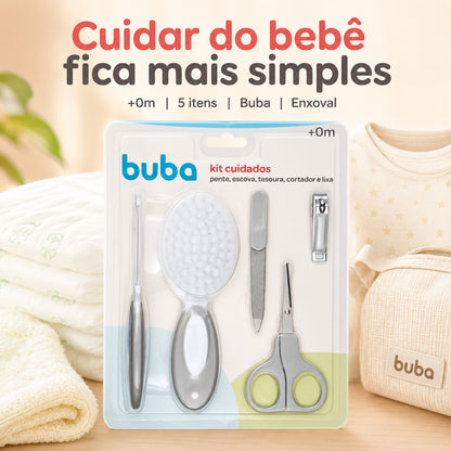 Kit Cuidados Buba Bebê Para Higiene Banho E Rotina Completa Da Maternidade