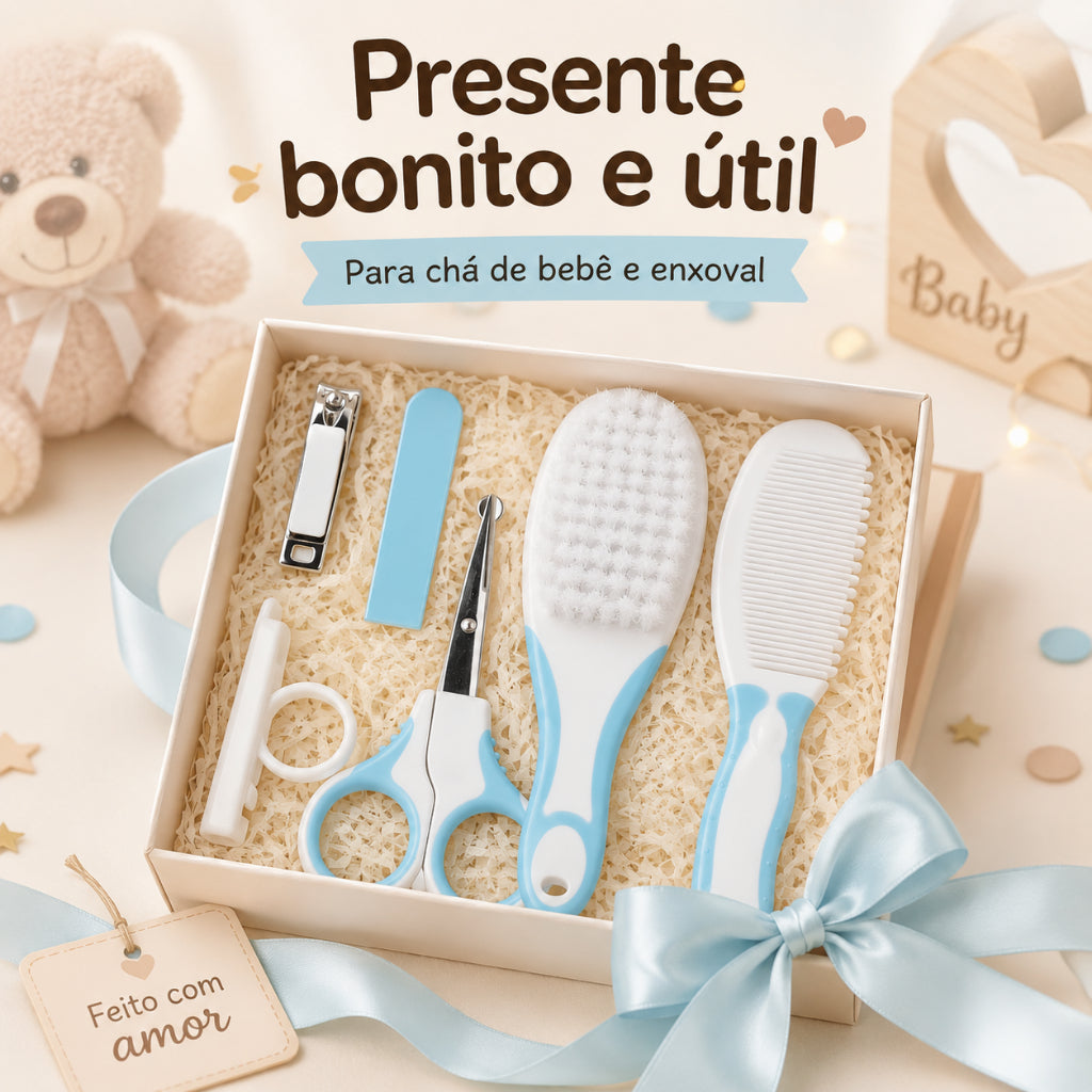 Kit Higiene Bebê Buba Completo | Kit Bebê para Cuidados Diários.
