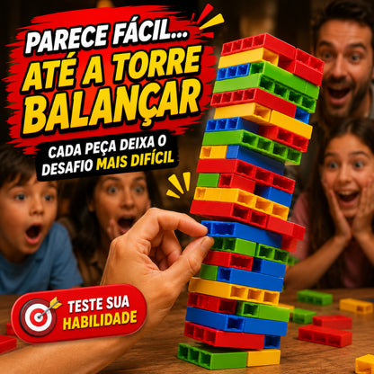 Jogo Caiu Perdeu Empilhe E Brink Ark Toys Tabuleiro Família Educativo Pedagógico Colorido Divertido