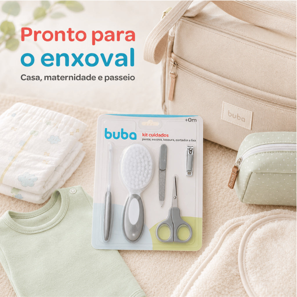 Kit Cuidados Buba Bebê Para Higiene Banho E Rotina Completa Da Maternidade
