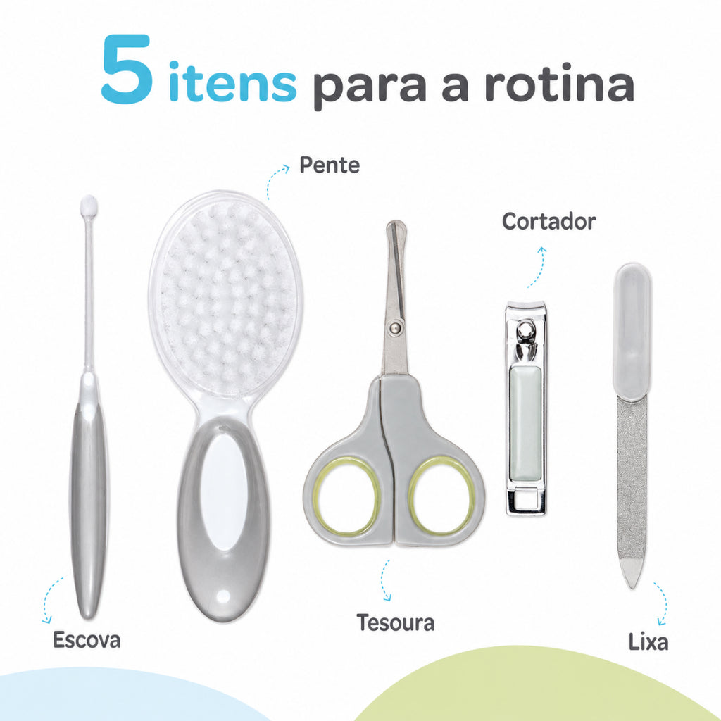 Kit Cuidados Buba Bebê Para Higiene Banho E Rotina Completa Da Maternidade