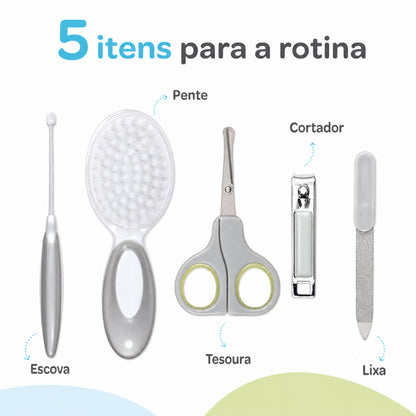 Kit Cuidados Buba Bebê Para Higiene Banho E Rotina Completa Da Maternidade
