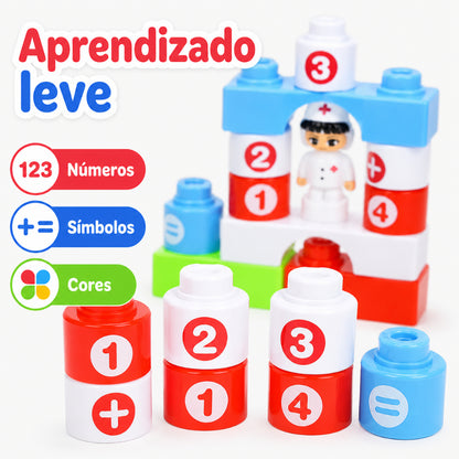 Blocos De Montar Infantil Profissões 15cm Peças De Montar Brinquedo Educativo Jogos de Tabuleiro Peças de Montar