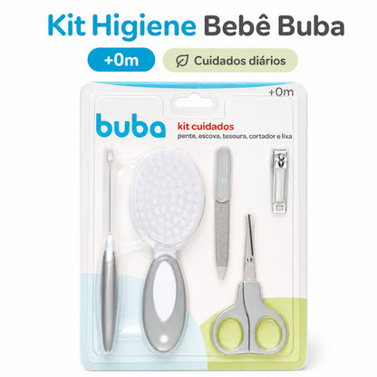 Kit Cuidados Buba Bebê Para Higiene Banho E Rotina Completa Da Maternidade