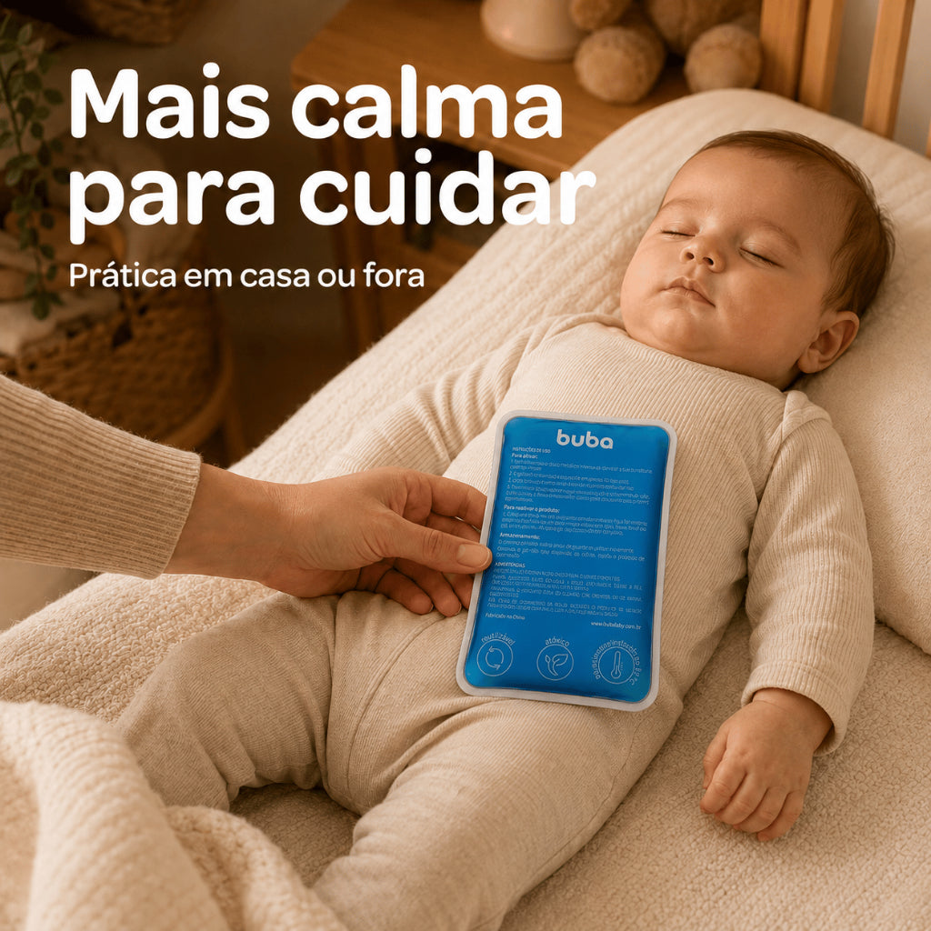 Bolsa Gel Térmica Buba Bebê 1 Click Para Cólica Dores | Bolsa Térmica Para Bebê Anticólica