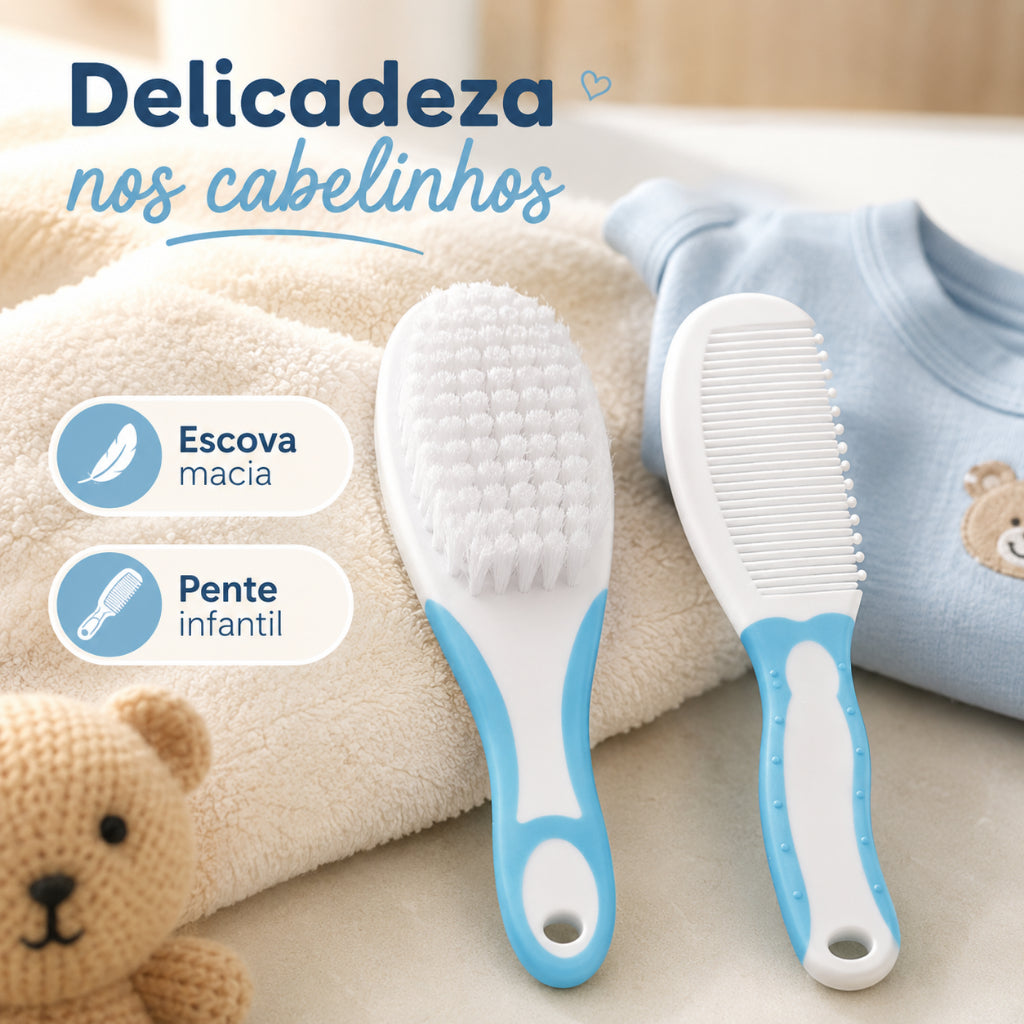 Kit Higiene Bebê Buba Completo | Kit Bebê para Cuidados Diários.