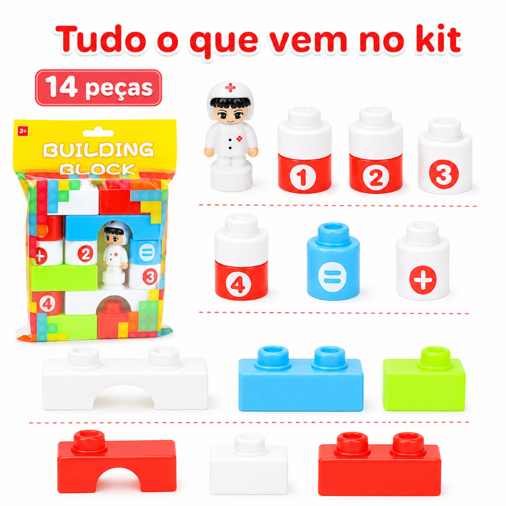Blocos De Montar Infantil Profissões 15cm Peças De Montar Brinquedo Educativo Jogos de Tabuleiro Peças de Montar
