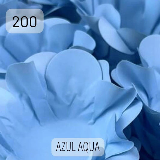 Kit 200 Forminhas Azul Aqua para Doces Finos