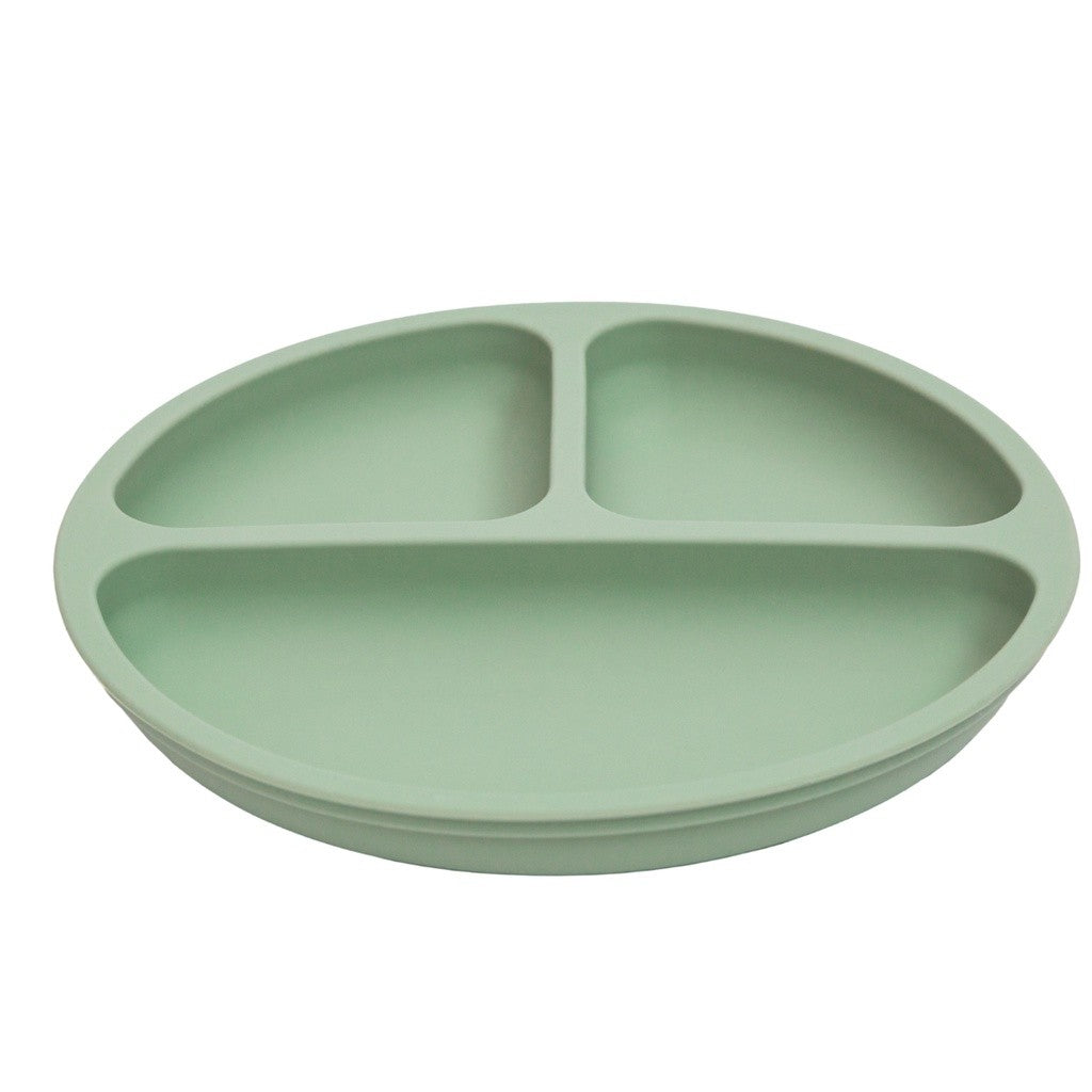 Prato Infantil Silicone com Divisórias Pratinho Infantil Buba