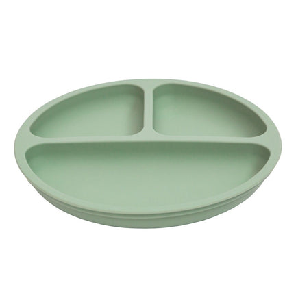 Prato Infantil Silicone com Divisórias Pratinho Infantil Buba