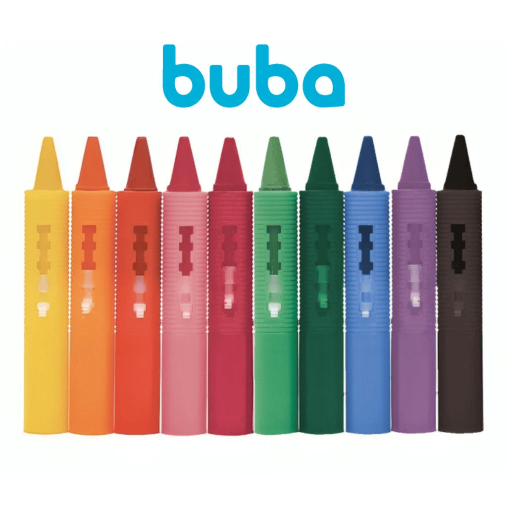 Risque E Apague Giz Caneta Banho Divertido 10 Unidades - Buba