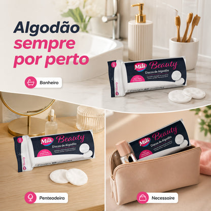 Discos De Algodão Mili 150 250 350 550 Un Algodao Disco Skin Care Higiene Do Bebê Limpeza De Pele