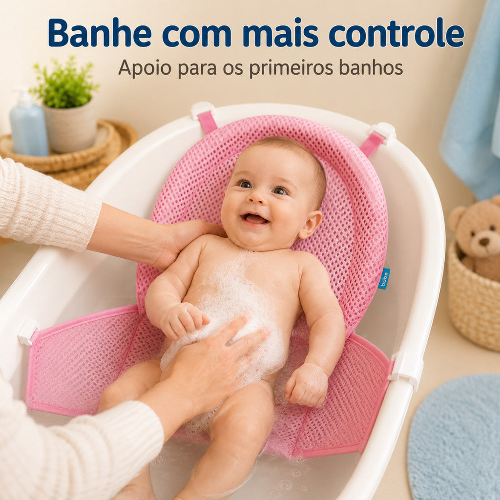 Rede De Banho Para Bebê Buba Rede Para Banheira De Bebê Proteção Banheira Para Segurança Banho