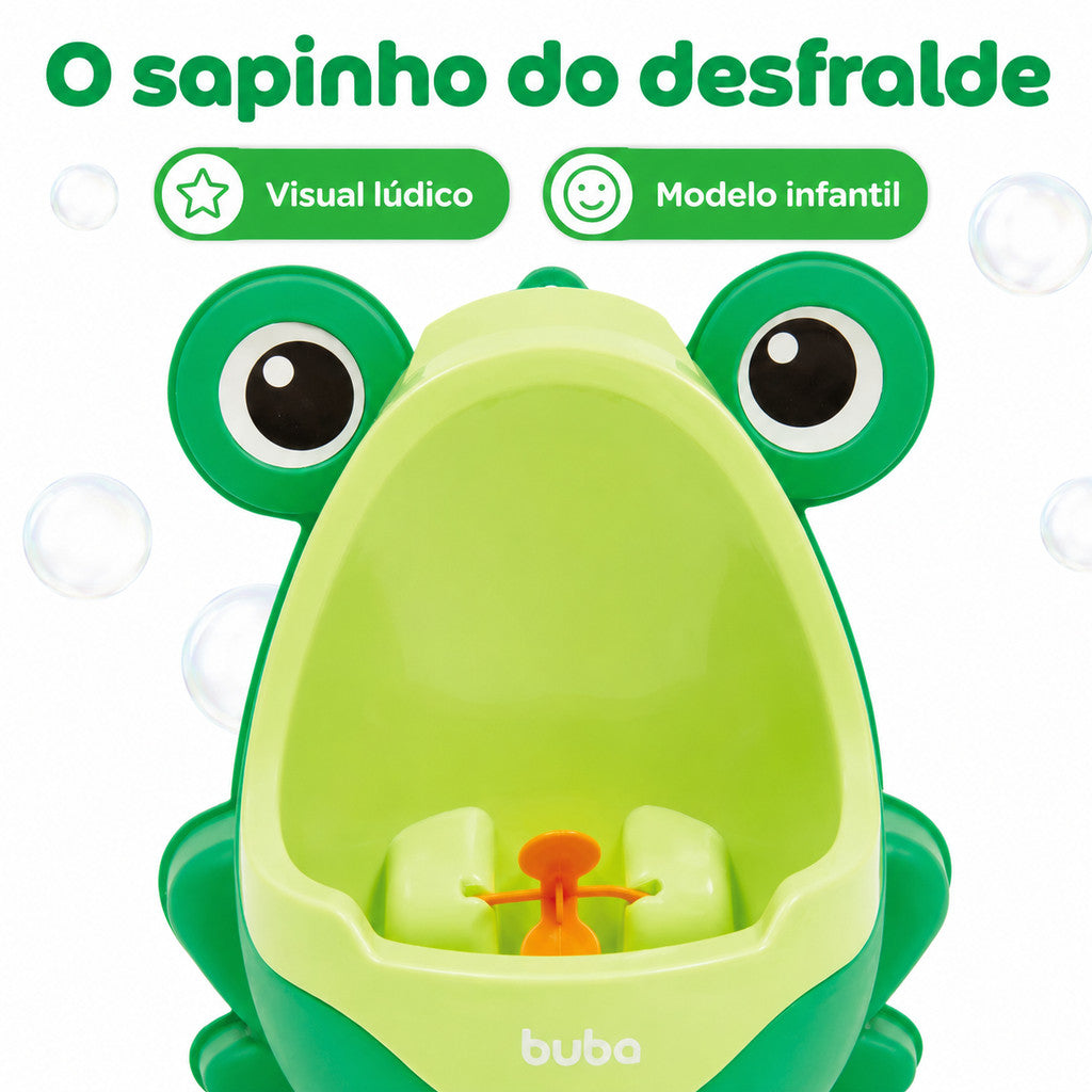 Penico Mictório Infantil Sapinho Buba Para Desfralde Menino Pinico Infantil Troninho Privadinha