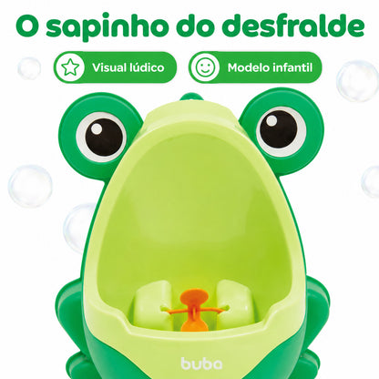 Penico Mictório Infantil Sapinho Buba Para Desfralde Menino Pinico Infantil Troninho Privadinha