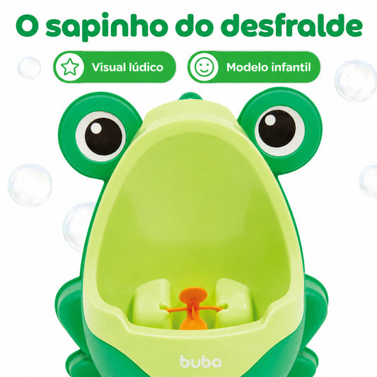 Penico Mictório Infantil Sapinho Buba Para Desfralde Menino Pinico Infantil Troninho Privadinha