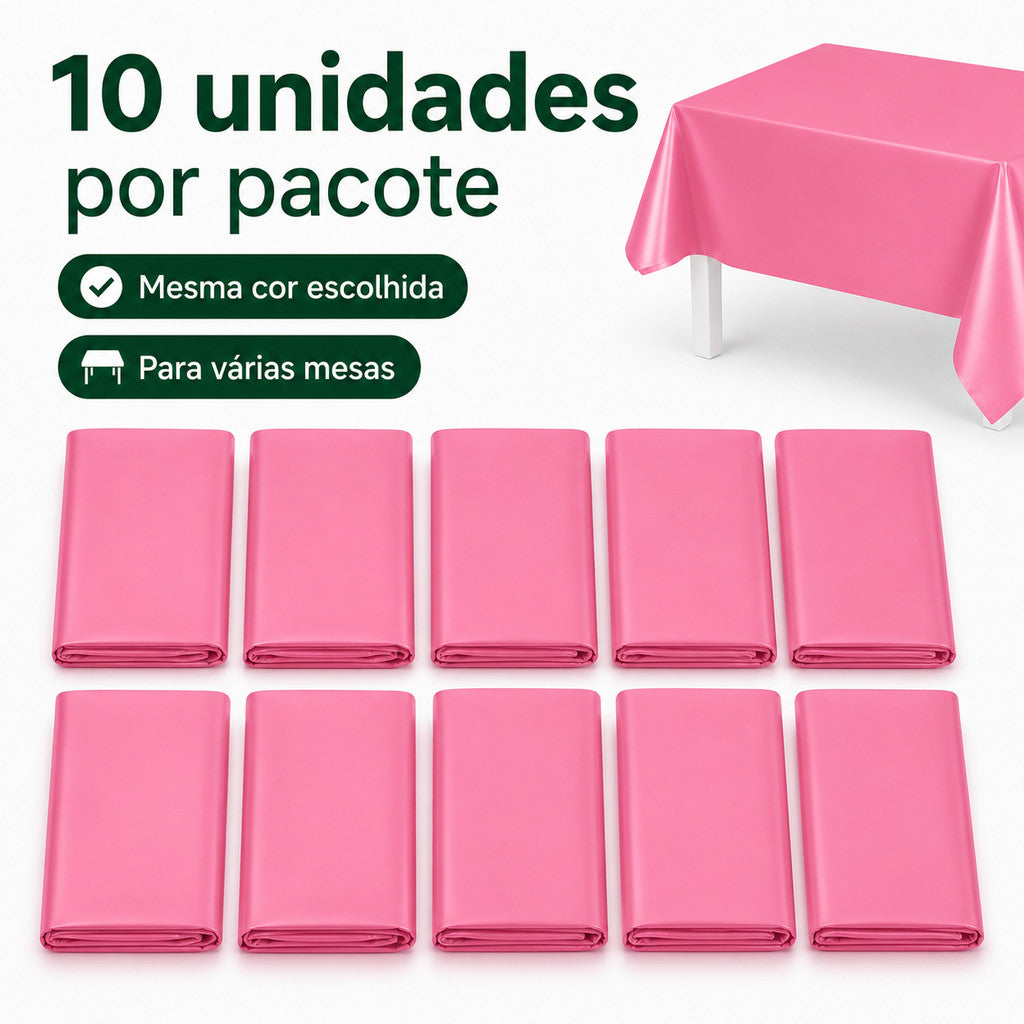 Toalha De Mesa Para Festa Kit 10 Un Decoração Festa De Aniversário Decoracao Eventos Perolizada