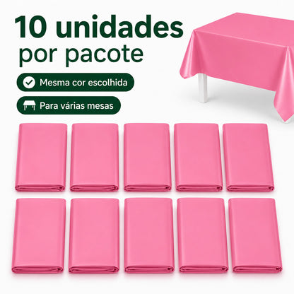 Toalha De Mesa Para Festa Kit 10 Un Decoração Festa De Aniversário Decoracao Eventos Perolizada