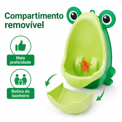 Penico Mictório Infantil Sapinho Buba Para Desfralde Menino Pinico Infantil Troninho Privadinha