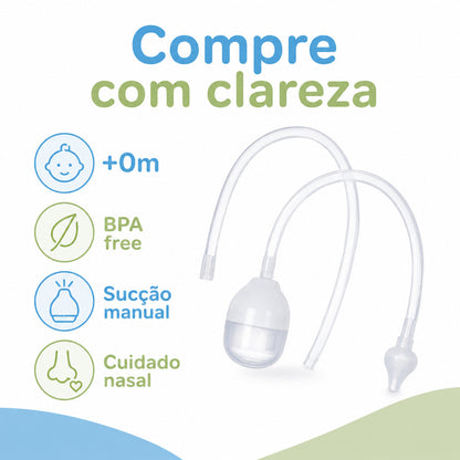 Aspirador Nasal Bebê Buba Sugador Catarro Infantil Higiene Bebe Produtos De Higiene Para Bebê Sucção