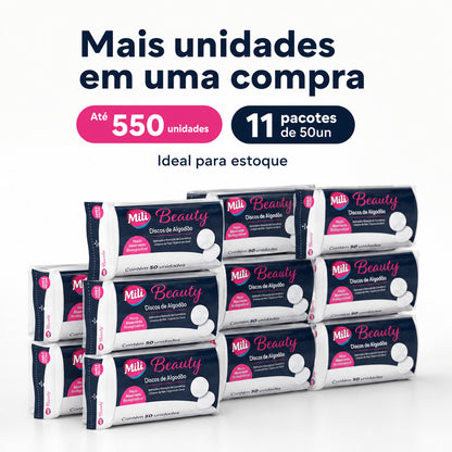 Discos De Algodão Mili 150 250 350 550 Un Algodao Disco Skin Care Higiene Do Bebê Limpeza De Pele