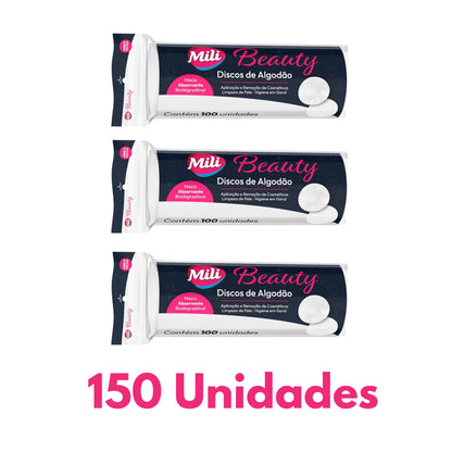 Discos De Algodão Mili 150 250 350 550 Un Algodao Disco Skin Care Higiene Do Bebê Limpeza De Pele
